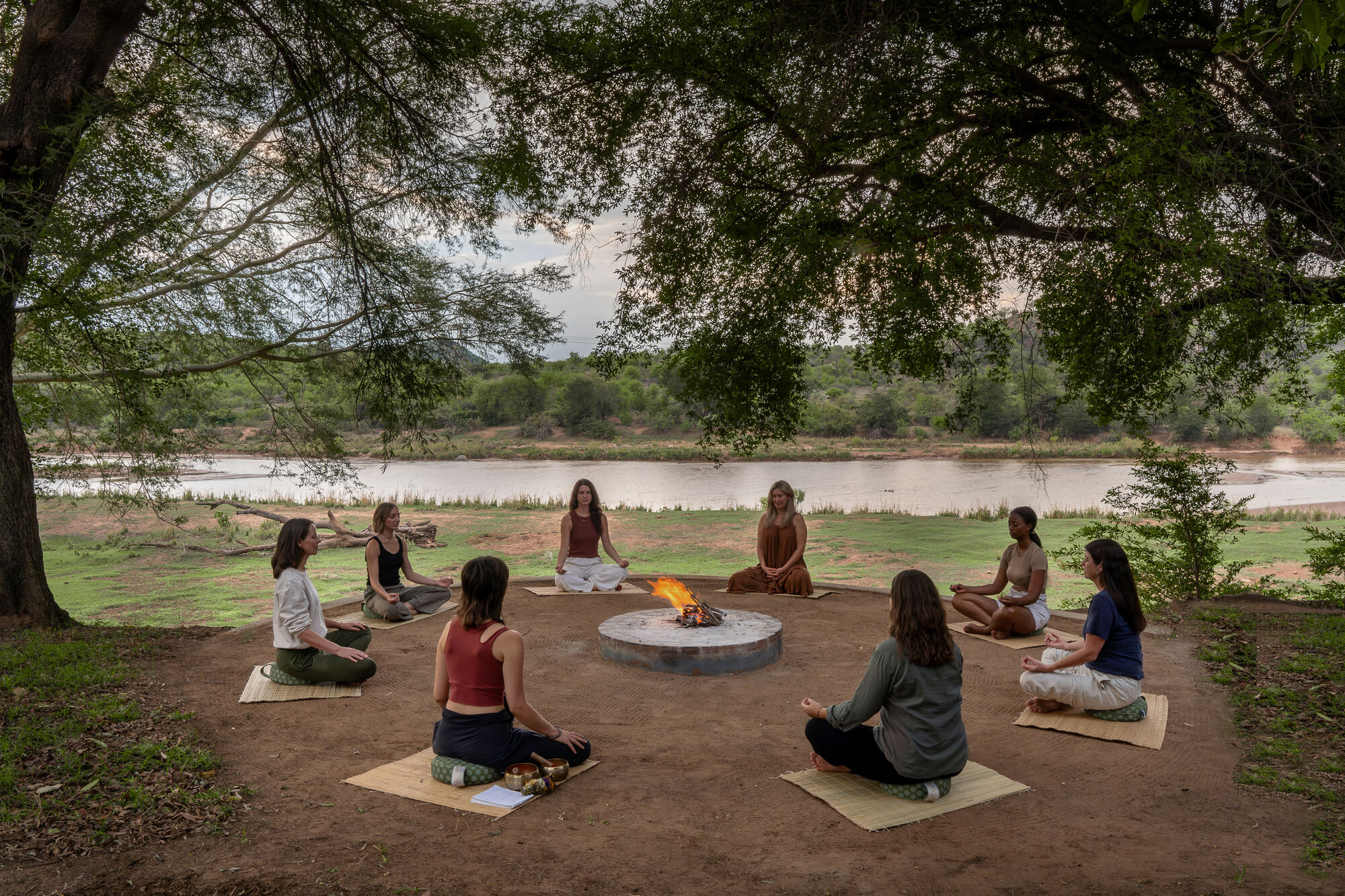 Group breathwork practice
