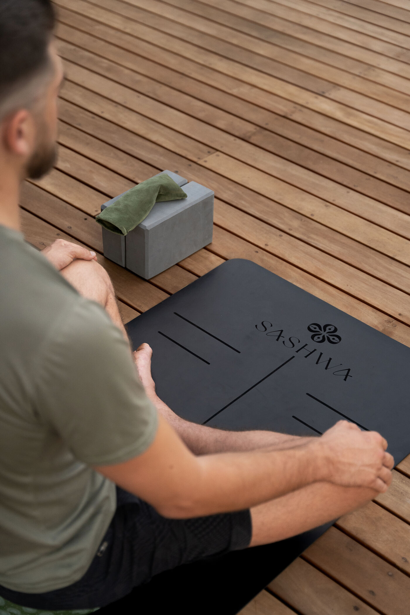 Yoga mat detail