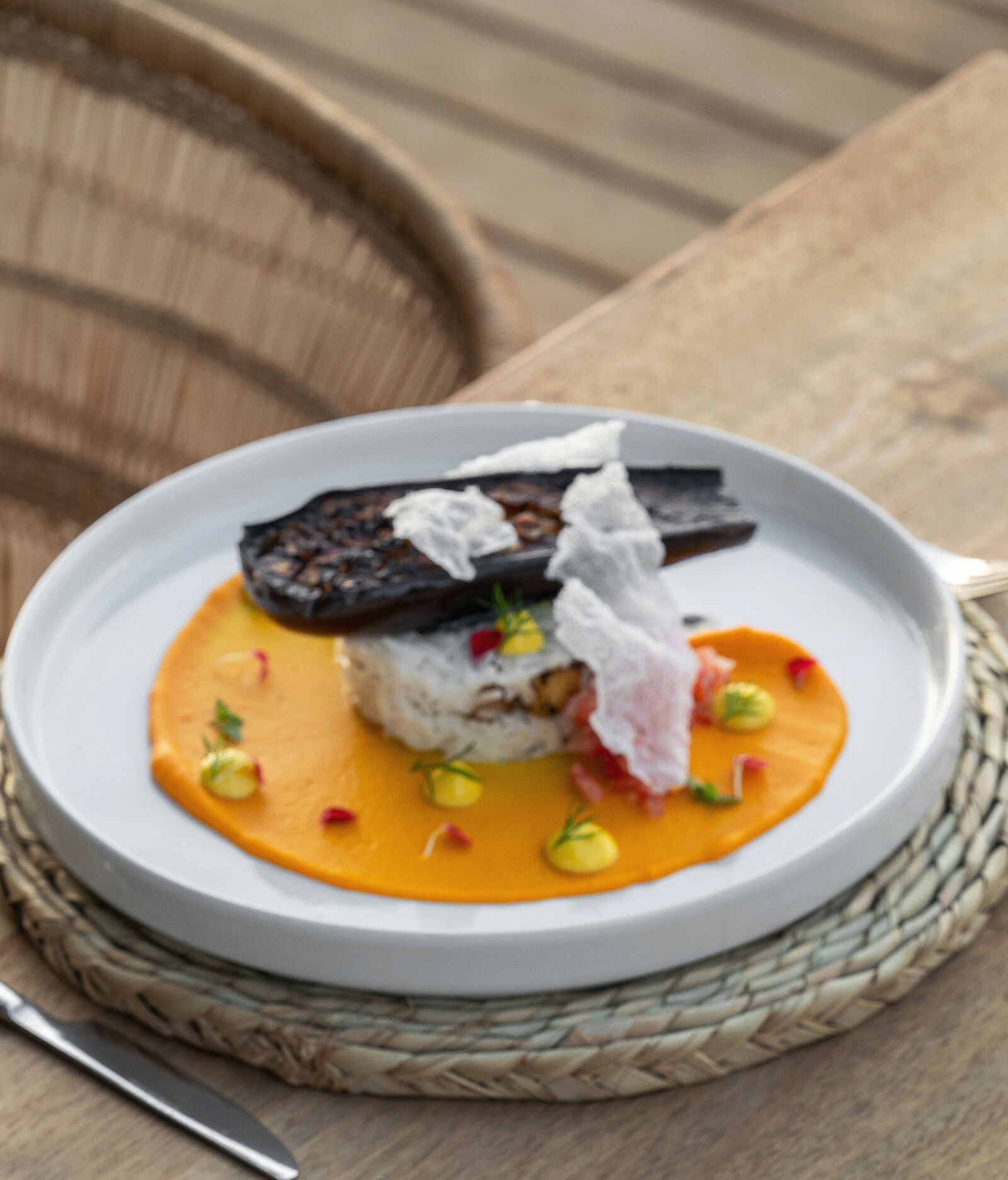 Beautifully plated dish