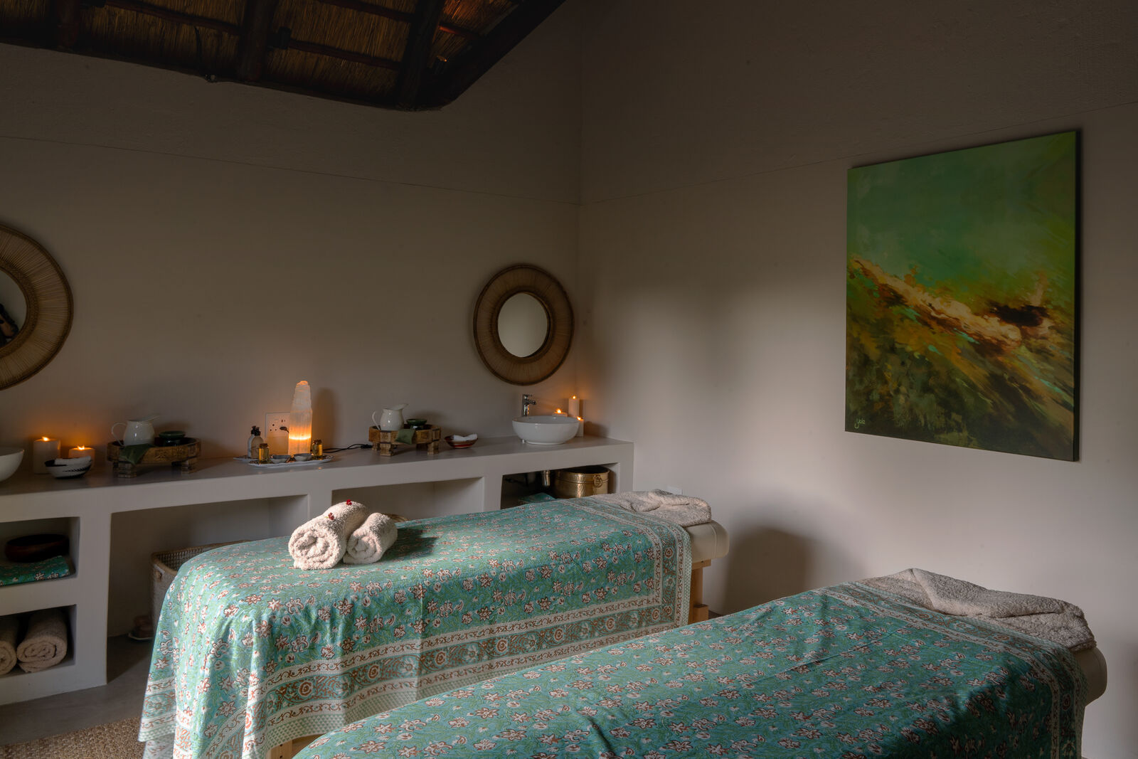 Spa treatment room